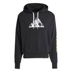 adidas U SNOW HD Unisex Grafik Baskılı Kapüşonlu Sweatshirt, L