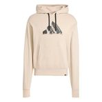 adidas U SNOW HD Unisex Grafik Baskılı Kapüşonlu Sweatshirt, XL