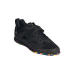 adidas Uniseks-Yetişkin Adipower Halter 3 Ayakkabı Cross Trainer, Siyah/Siyah/Altın Metalik, 5 Women/4 Men