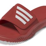 adidas Uniseks-Yetişkin Alphabounce Slayt Sandalet, Daha İyi Scarlet/Beyaz/Daha İyi Scarlet, 10 Women/9 Men