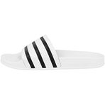 adidas Üniseks Yetişkin Banyo Terliği Adilette, Beyaz White Black White, 39 EU