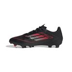 adidas Üniseks-Yetişkin F50 League Fg/Mg Futbol Ayakkabısı, SİYAH/DEMİR, 42 EU