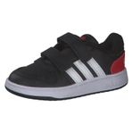 adidas Unisex Bebek Hoops 2.0 Cmf i Spor Ayakkabi, Cblack/Ftwwht/Vivred, 21