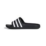 adidas Unisex Çocuk Adilette Aqua K Sandalet, Cblack/Ftwwht/Cblack, 33
