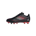 adidas Unisex Çocuk F50 CLUB FG/MG J Futbol Ayakkabısı (Sert Zemin) CBLACK/IRONMT/LUCRED 37 1/3