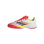 adidas Unisex Çocuk F50 LEAGUE TF J Futbol Ayakkabısı (Halı Saha) FTWWHT/CBLACK/SYELLO 38 2/3