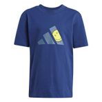 adidas Unisex Çocuk LK SMI SSET Eşofman Takımı DKBLUE/WONBLU/BYELLO/WHITE 4-5A