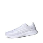 adidas Unisex Çocuk Runfalcon 2.0 K Ayakkabi, Ftwwht/Ftwwht/Grethr, 35.5