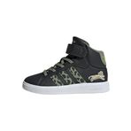 adidas Unisex Grand Court Mıd Lionking K Spor Ayakkabı If4094, 33,5, NIW13, Yeşil, Unisex Çocuk