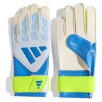 adidas Unisex Niños PREDATOR GOALKEEPER GLOVE EĞİTİM JUNIOR, Ray Mavisi/Kristal Gökyüzü/Güneş Sarısı, 4,5