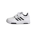 adidas Unisex Tensaur Hook and Loop çocuk spor ayakkabısı, Beyaz Çekirdekli Siyah Çekirdek Siyah, 30.5 EU