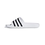 adidas Unisex Yetişkin Adilette Aqua Sandalet, Ftwwht/Cblack/Ftwwht, 48.5