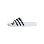 adidas Unisex Yetişkin Adilette Aqua Terlik, Ftwwht/Cblack/Ftwwht, 37