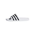 adidas Unisex Yetişkin ADILETTE AQUA Terlik (Kaydırmalı) FTWWHT/CBLACK/FTWWHT 44.5