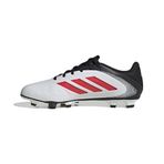 adidas Unisex Yetişkin COPA PURE III CLUB FG/MG Futbol Ayakkabısı (Sert Zemin) FTWWHT/LUCRED/CBLACK 41 1/3