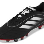 adidas Unisex Yetişkin Goletto IX Firm Multi Ground Futbol Sneaker, Siyah/Beyaz/Daha İyi Scarlet, 6 Women/5 Men