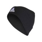 adidas Unisex Yetişkin Logo Beanie Cuf Bere, Black/White, M/L