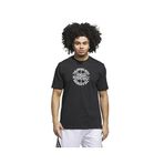 Adidas Verbiage Tee Erkek Basketbol Tişörtü JX1745 Siyah