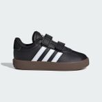 Adidas VL Court 3.0 Çocuk Spor Ayakkabı Siyah - Beyaz Konforlu Tasarım ve Suni Deri Malzeme