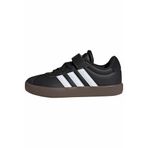 adidas VL COURT 3.0 EL C Unisex Çocuk Spor Ayakkabı Düşük Bilekli (Futbol Dışı), CBLACK/FTWWHT/CBLACK, 34 EU