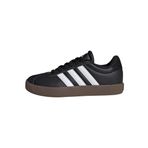 adidas VL COURT 3.0 K Unisex Çocuk Spor Ayakkabı Düşük Bilekli (Futbol Dışı), CBLACK/FTWWHT/GUM5, 30.5