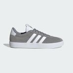 adidas Vl Court 3.0 Spor Ayakkabı Erkek Gri - Beyaz Suni Deri Hafif Taban ile Konforlu
