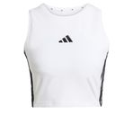 Adidas W 3S Pad Tk Kadın Günlük Crop Üst JZ6876 Beyaz