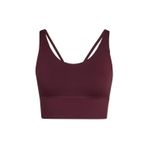 adidas W 3SS ESS MS Kadın Bordo Sporcu Sütyeni HZ0874