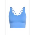 adidas W 3SS ESS MS Kadın Mavi Sporcu Sütyeni HZ0873