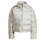 adidas W HOLIDAY D Kadın Gri Spor Mont, L Beden L