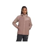 adidas W Terrex Mt 2L Rain Jk Kadın Outdoor Yağmurluk JN0857 Kahverengi