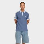 Adidas Waffle Erkek Mavi Polo Tişört (KX1230) - XL