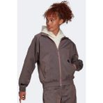 Adidas Women's New Woven Full Zip Tt Jacket Kadın Bol Kesim Dokuma Spor Ceket Gül Kurusu