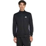 Adidas Workout Essentials Allset 3 Stripes Erkek Siyah Dik Yaka Ceket - M