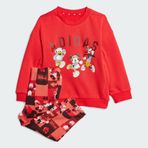 adidas X Disney Mickey Mouse Çocuk Eşofman Takımı Kırmızı 86