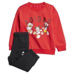 adidas X Disney Mickey Mouse Çocuk Eşofman Takımı Kırmızı 98