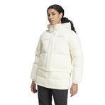 Adidas Xpl Goose Jkt Kadın Mont - XS - Beyaz