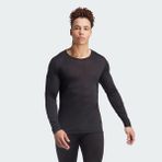 Adidas Xpr Mer150 Ls Erkek Siyah Tişört