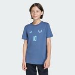 adidas Y MESSI N&N G T Erkek Çocuk Baskılı/Desenli Kısa Kollu Tişört, preloved ink, 11-12 Yaş