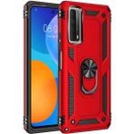 Adige Huawei P Smart 2021 Kırmızı Vega Yüzüklü Standlı Darbe Korumalı Kılıf