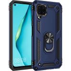 Adige Huawei P40 Lite Lacivert Vega Yüzüklü Standlı Darbe Korumalı Kılıf