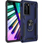 Adige Huawei P40 Pro Lacivert Vega Yüzüklü Standlı Darbe Korumalı Kılıf