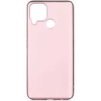 Adige Realme C25S Kılıf Premier Silikon + Ekran Koruyucu - Rose Gold