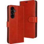 Adige Samsun Galaxy S25 Fe Kılıf Cüzdan Trend S Kartlıklı Standlı - Kırmızı