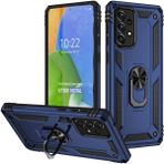 Adige Samsung Galaxy A73 Lacivert Vega Yüzüklü Standlı Darbe Korumalı Kılıf