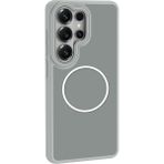 Adige Samsung Galaxy S26 Ultra Kılıf Sanremo Magsafe Şarj Özellikli - Gri