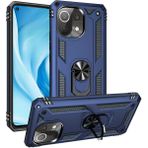 Adige Xiaomi Mi 11 Lite Lacivert Vega Yüzüklü Standlı Darbe Korumalı Kılıf