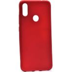 Adige Xiaomi Redmi Note 7 Kılıf Premier Silikon + Ekran Koruyucu - Kırmızı