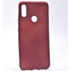 Adige Xiaomi Redmi Note 7 Kılıf Premier Silikon + Ekran Koruyucu - Mürdüm