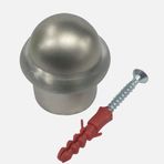 Adilon Alüminyum Saten 3.5 cm Oval Stopper